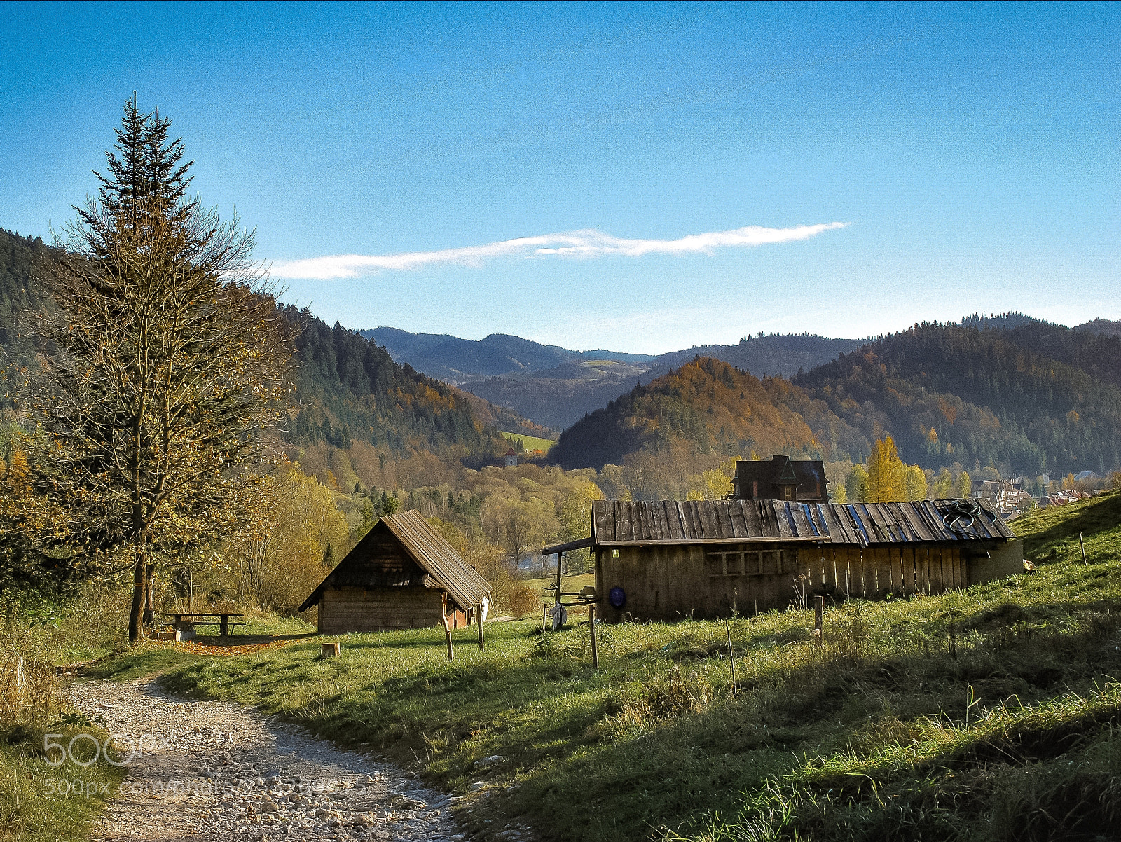 Nikon D60 sample photo. Pieniny mountains - autumn photography