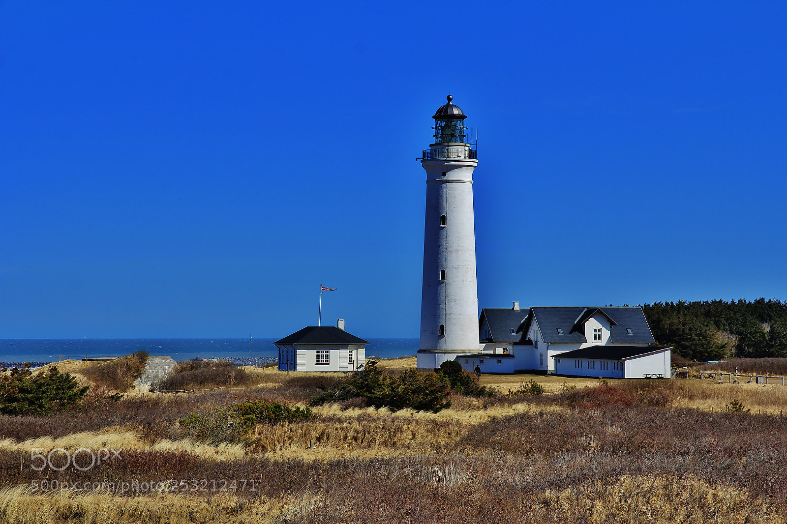Canon EOS 60D sample photo. Hirtshals lighthouse photography