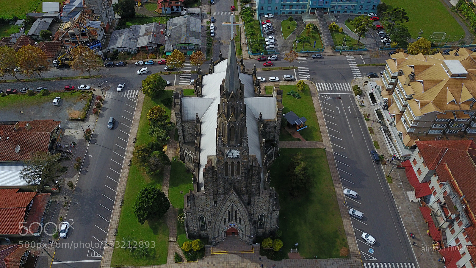 DJI FC220 sample photo. Nossa senhora de lourdes photography