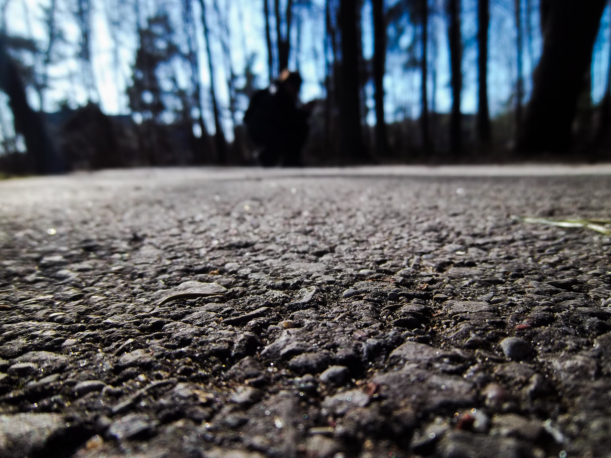 Kodak EASYSHARE M575 DIGITAL CAMERA sample photo. Lonely road photography