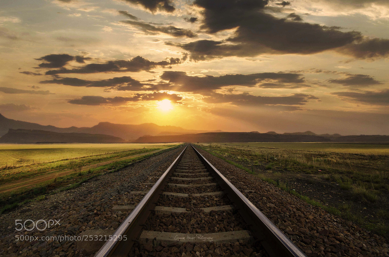 Nikon D7000 sample photo. Rail sunset photography
