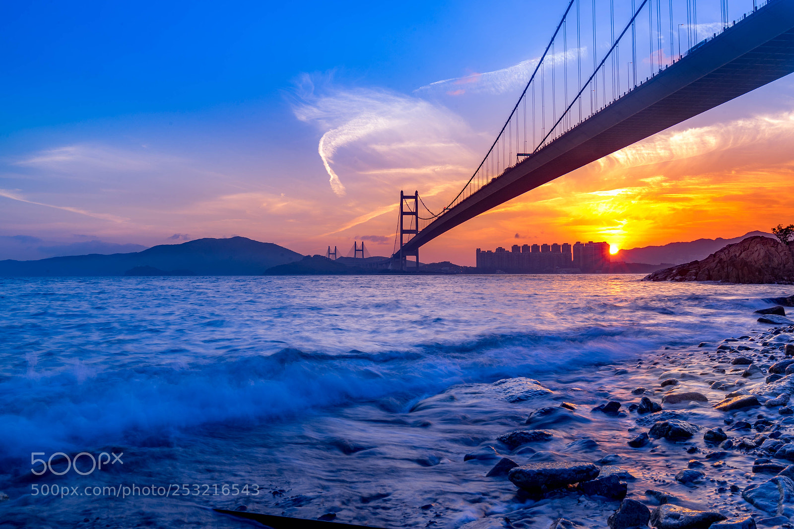 Sony a7 II sample photo. Tsing ma bridge, hong photography
