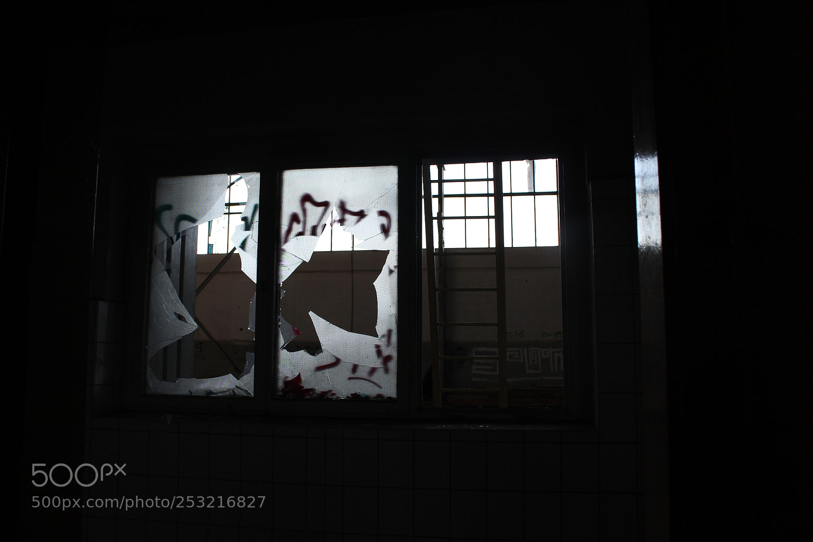 Canon EOS 700D (EOS Rebel T5i / EOS Kiss X7i) sample photo. Broken window photography