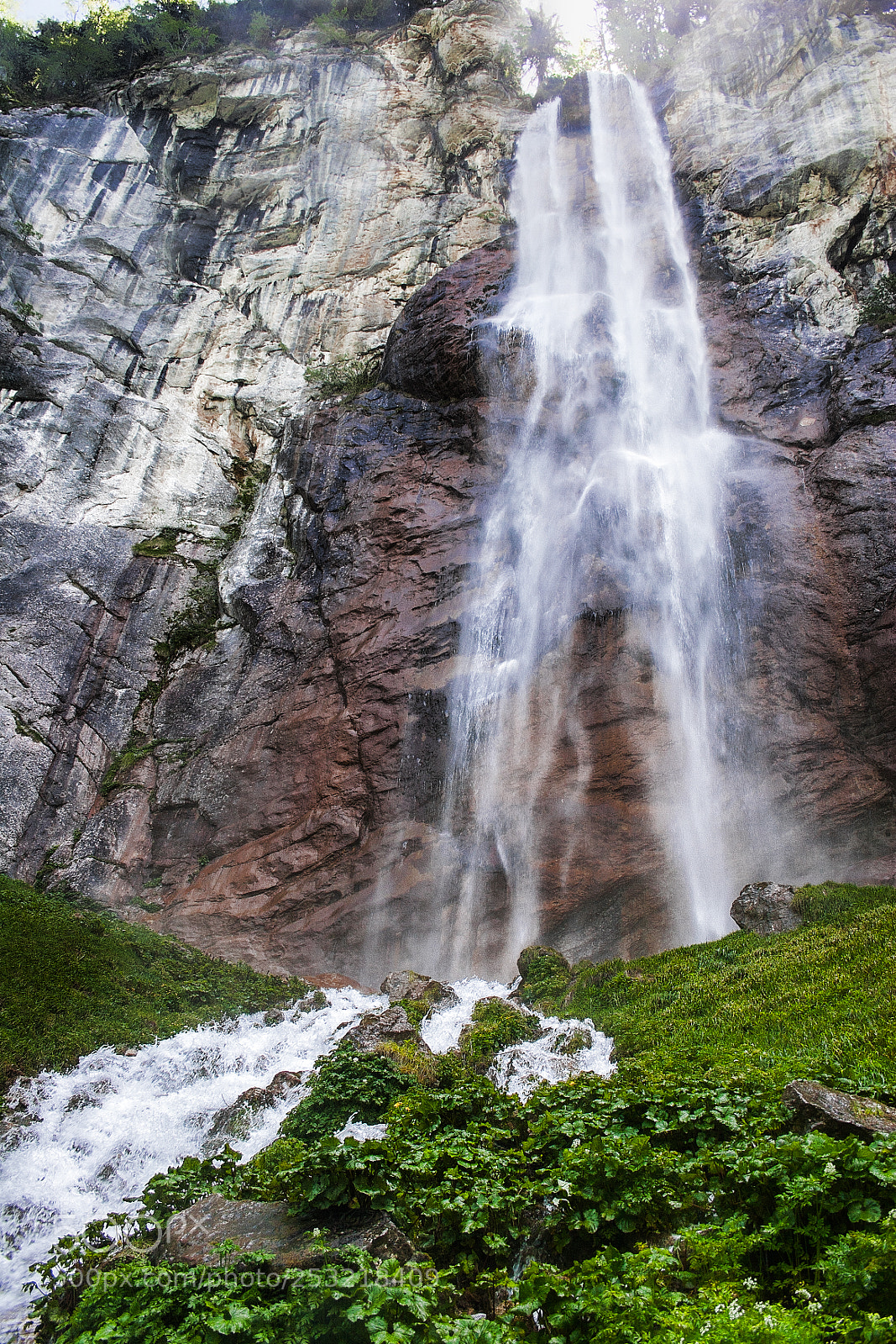 Canon EOS 20D sample photo. Waterfall photography