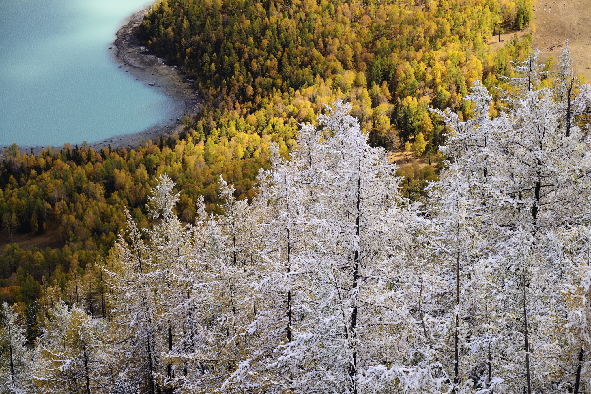 Nikon AF-S Nikkor 24-120mm F4G ED VR sample photo. Kanasi lake after the snow photography