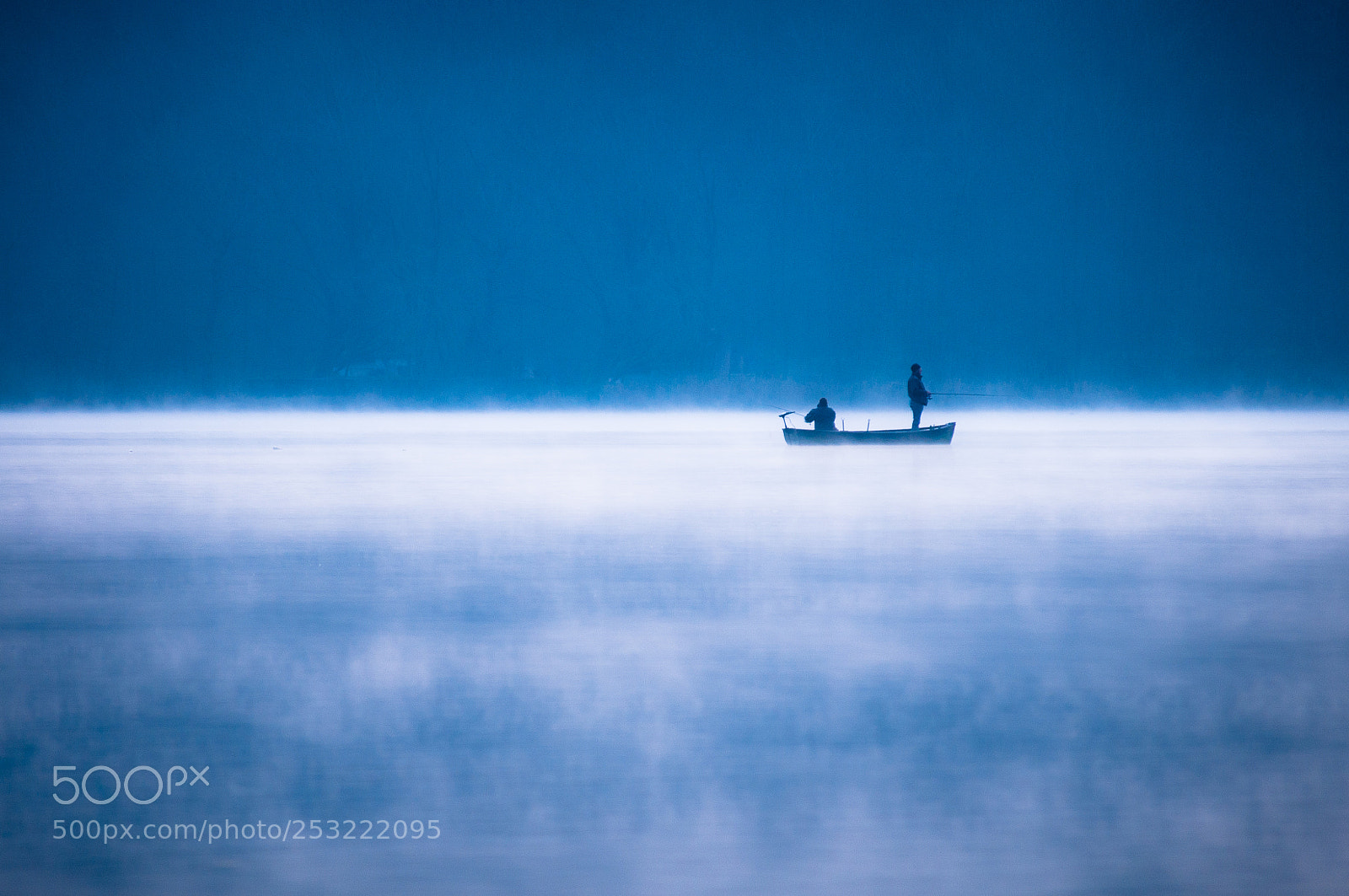 Nikon D300 sample photo. Fishermen in the mist photography