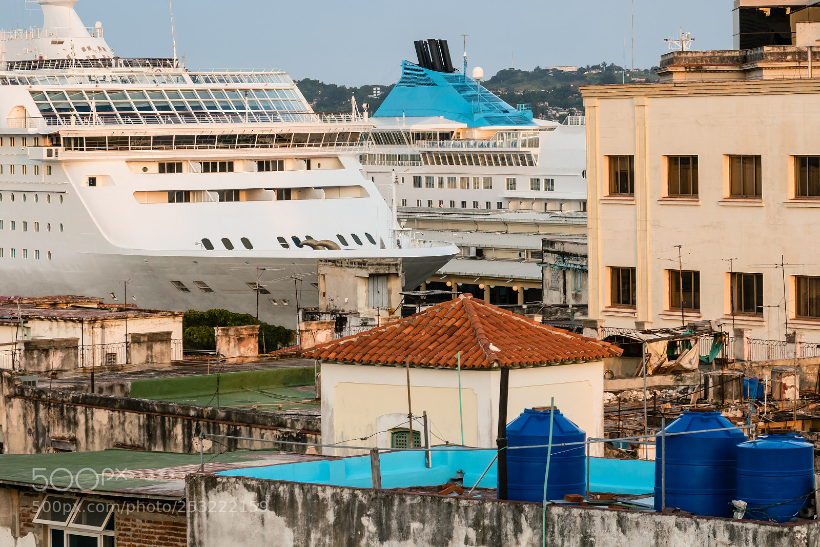 Sony a7R II sample photo. Cruise ship docked in photography