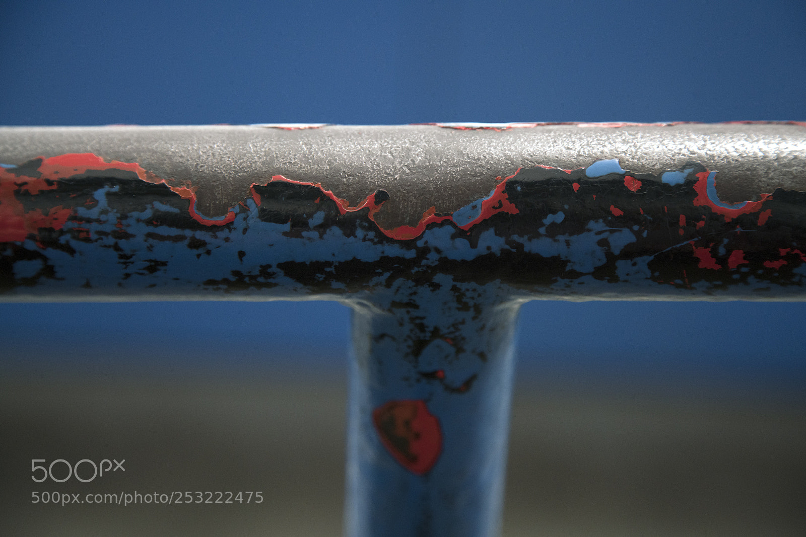 Sony a7R II sample photo. Old and worn handrail photography