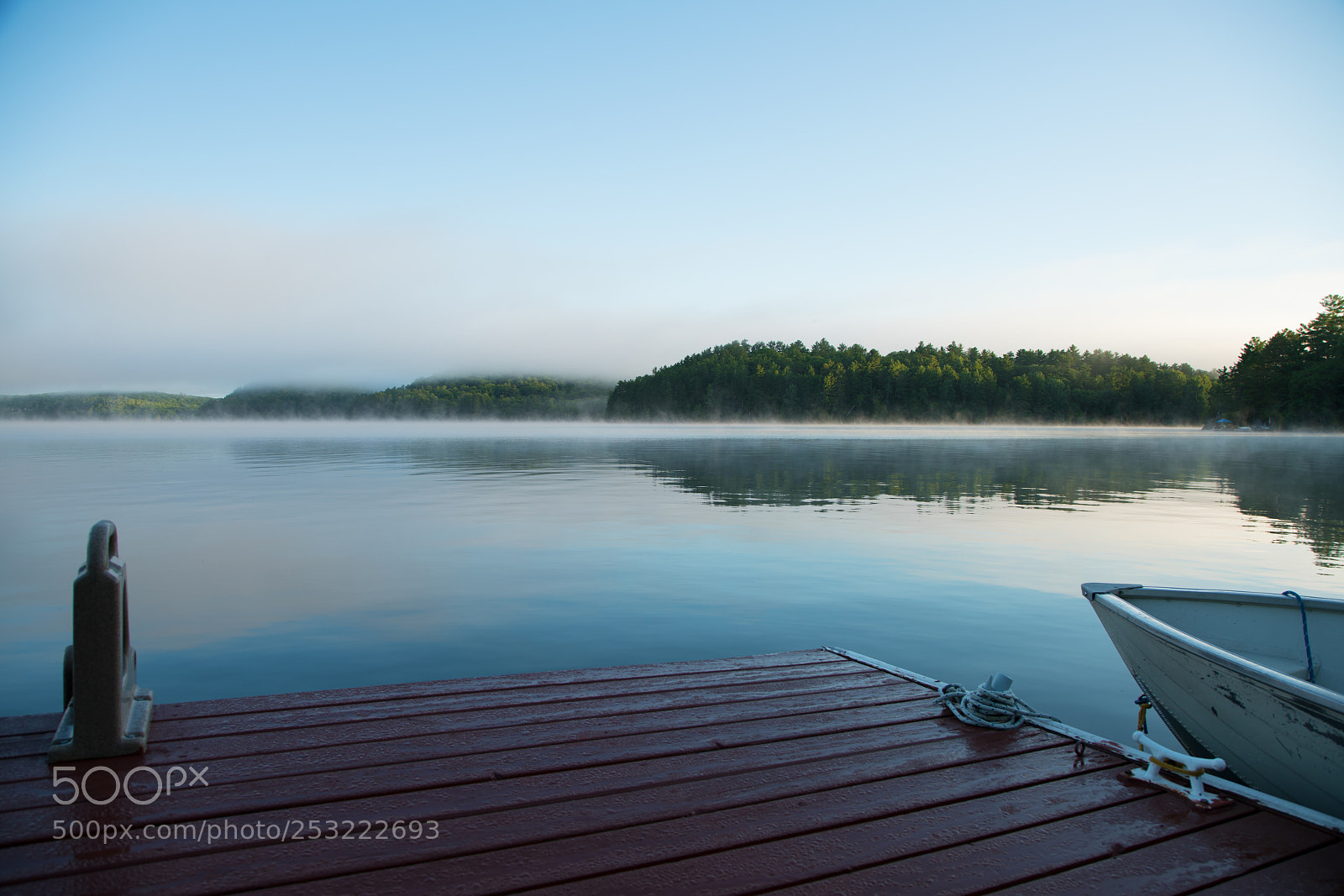 Sony a7R II sample photo. Muskoka dock and boat photography