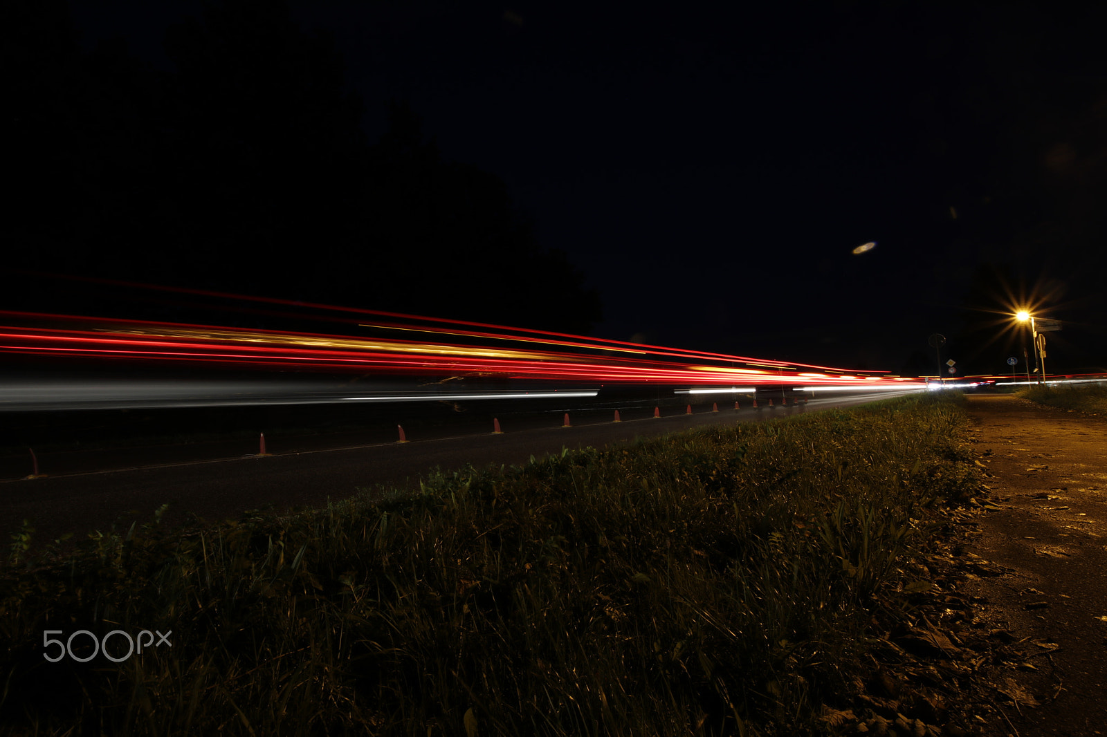 Sigma 10-20mm F3.5 EX DC HSM sample photo. Road at night photography