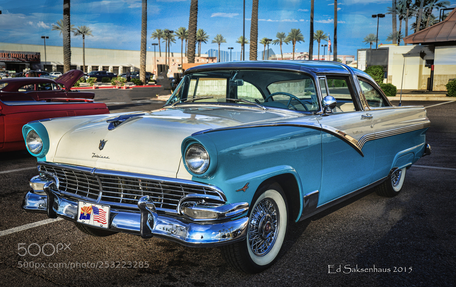 Nikon D800 sample photo. 1956 ford photography