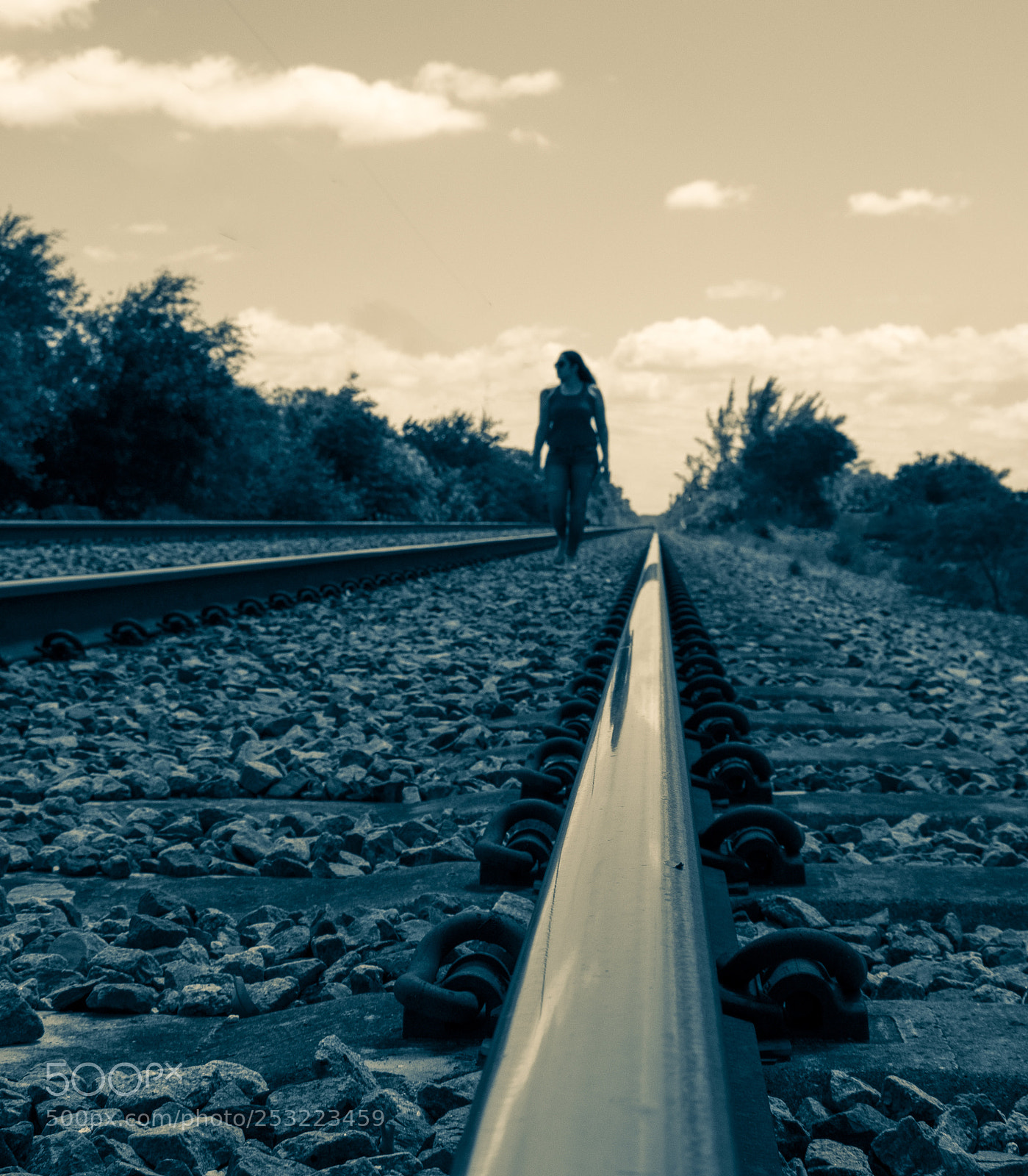 Nikon D3400 sample photo. Tracks photography