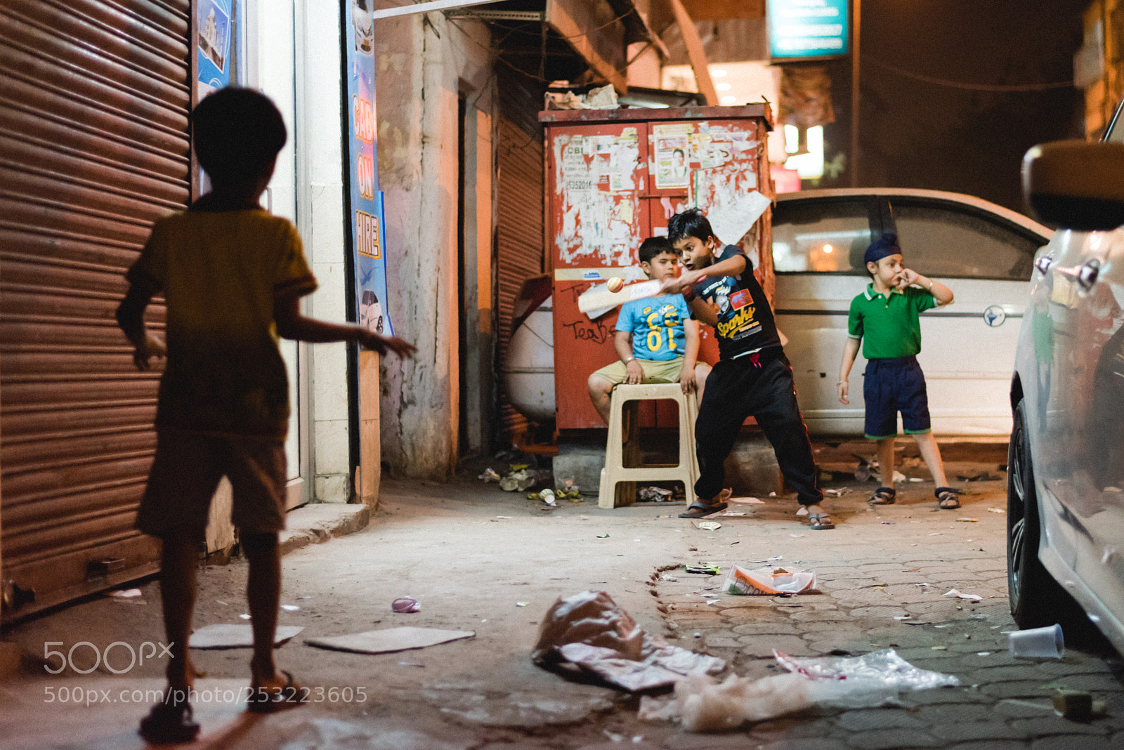 Nikon D810 sample photo. Cricket time in delhi photography
