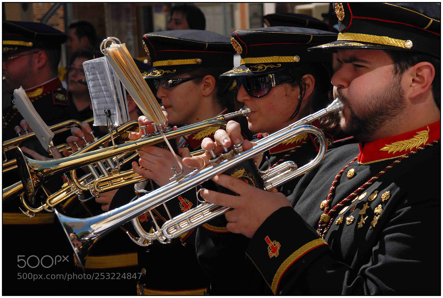 Nikon D200 sample photo. Trumpets photography