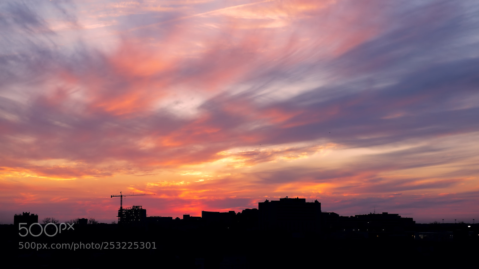 Nikon D3300 sample photo. City past sunset photography