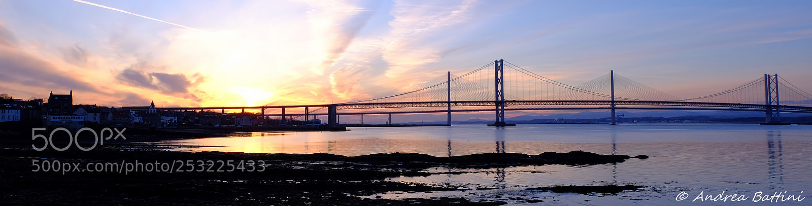 Fujifilm X-T10 sample photo. Sunset in south queensferry... photography