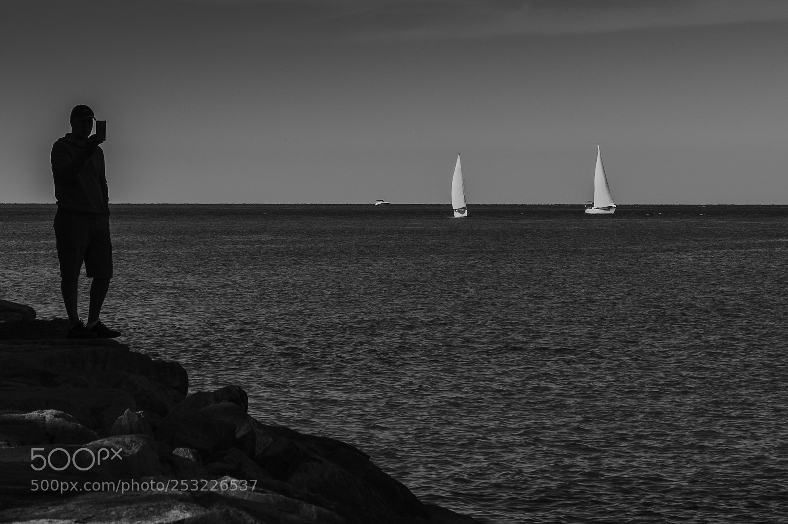 Nikon D700 sample photo. Sail boats on lake photography