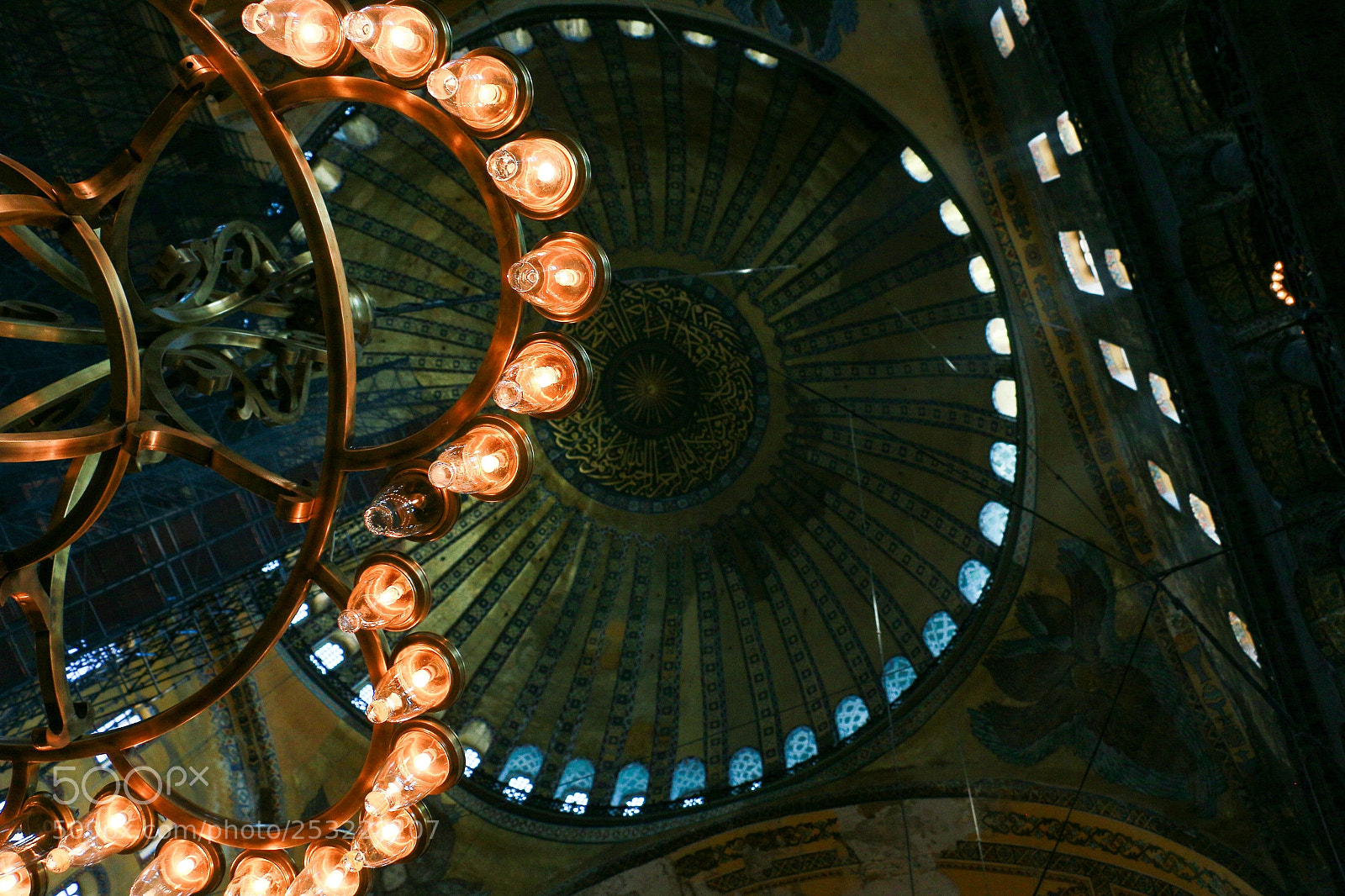 Canon EOS 70D sample photo. Hagia sophia lights and photography