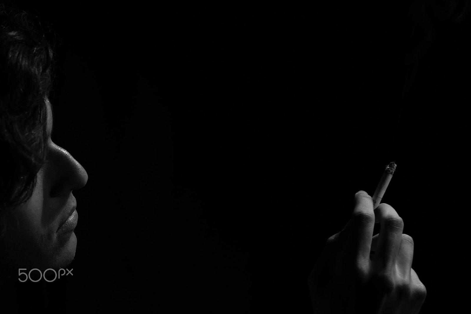 Canon EF 50mm F1.8 II sample photo. Smoking - hurting photography