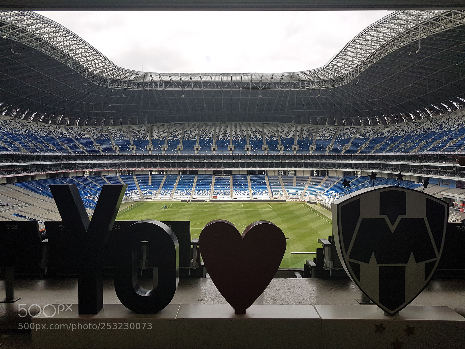 Samsung Galaxy S7 Edge sample photo. Monterrey stadium photography