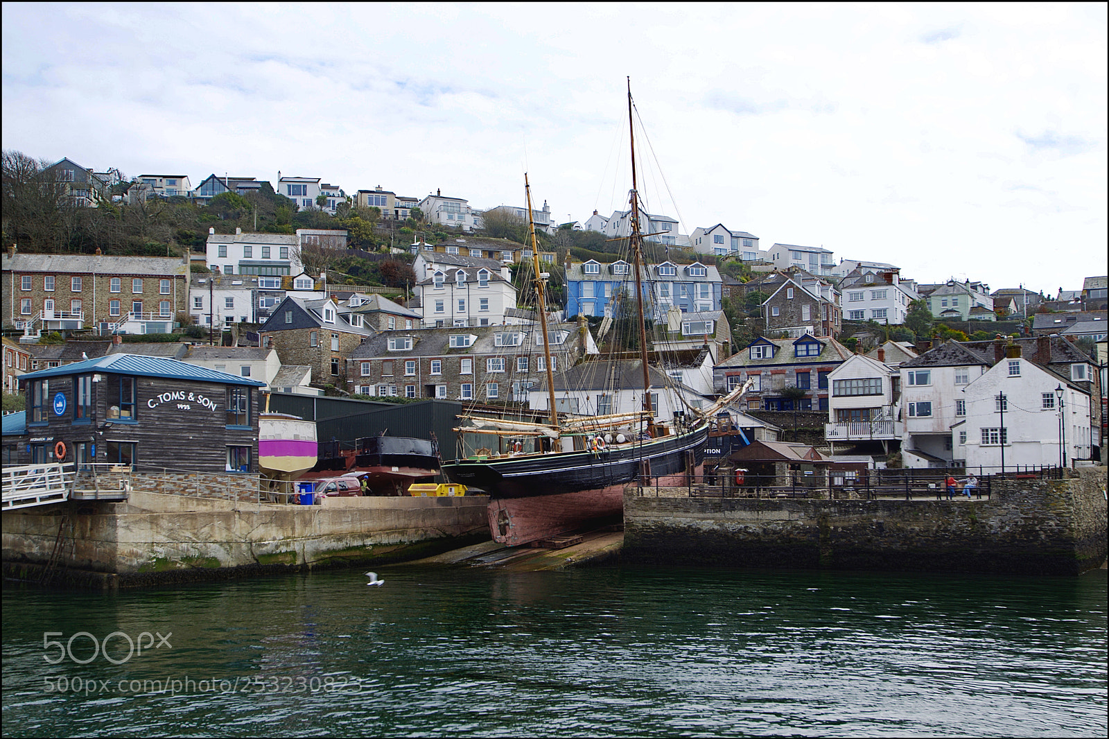 Nikon D3300 sample photo. Polruan harbour photography