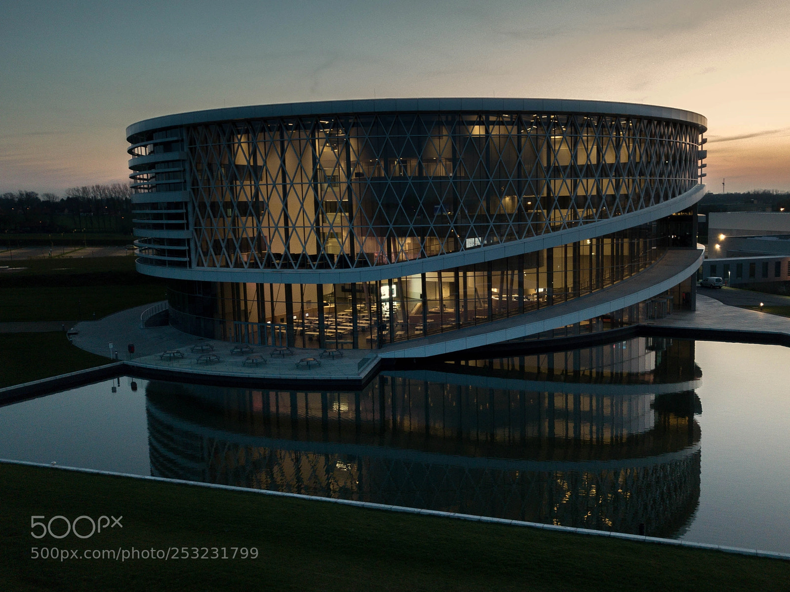 DJI FC220 sample photo. Building photography