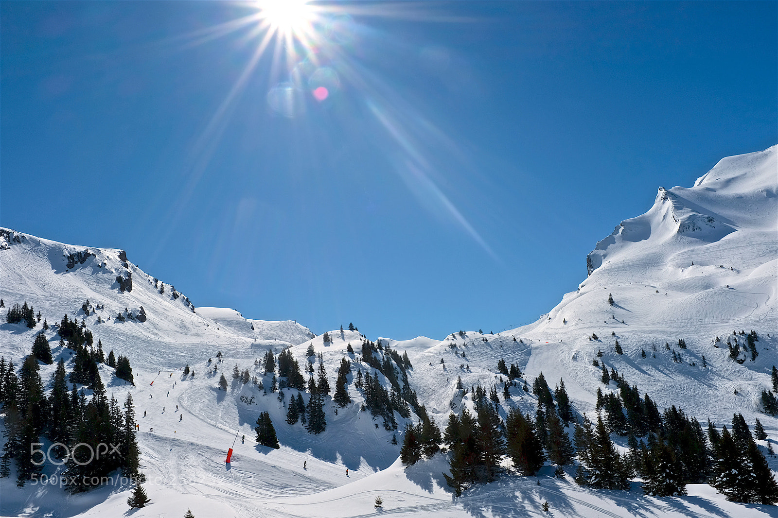 Fujifilm X100F sample photo. Avoriaz photography