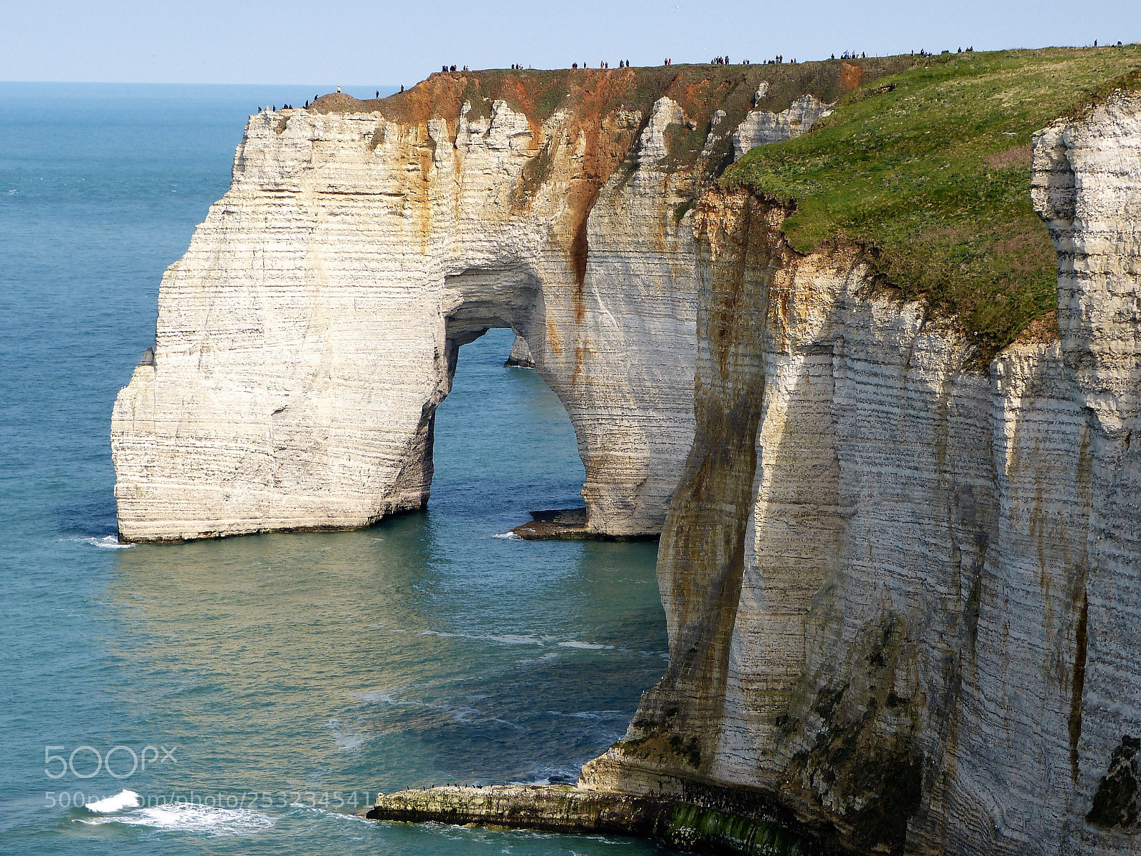 Panasonic Lumix DMC-FZ150 sample photo. Falaise d’etretat photography