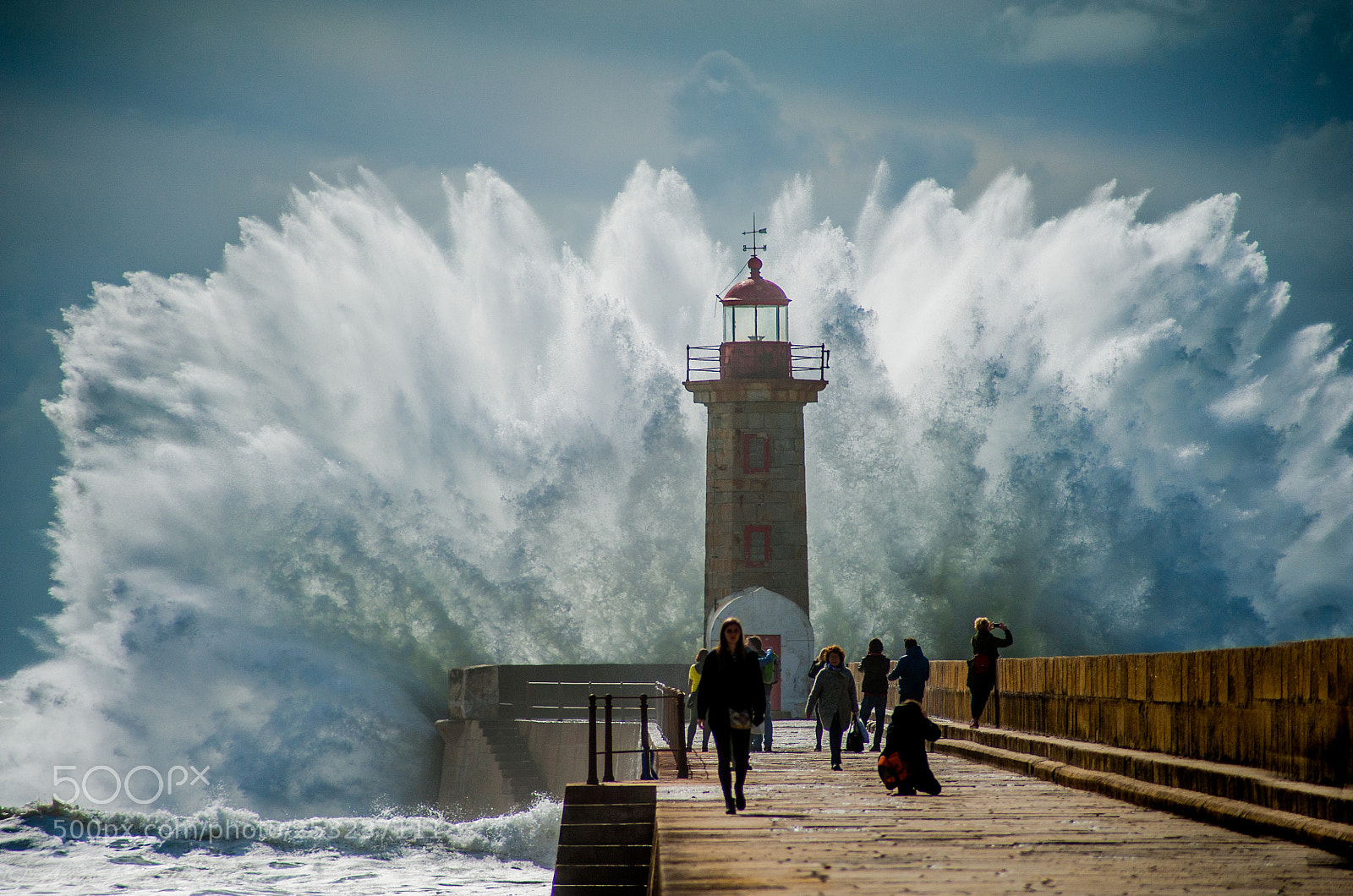 Nikon D700 sample photo. Porto, leuchtturm molhe do photography