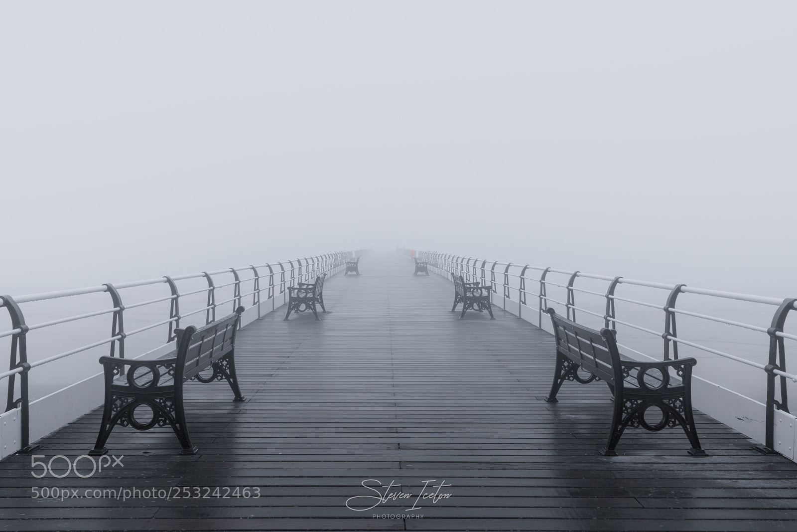 Sony a7R III sample photo. Spring mist at saltburn photography