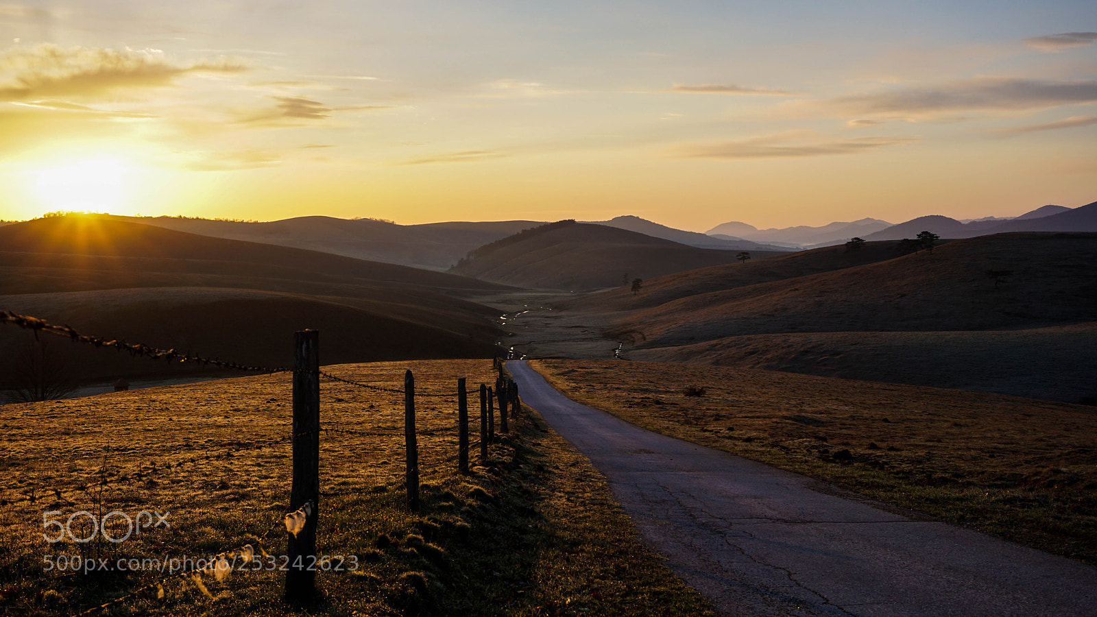 Sony a5100 sample photo. Zlatibor mountain sunrise photography