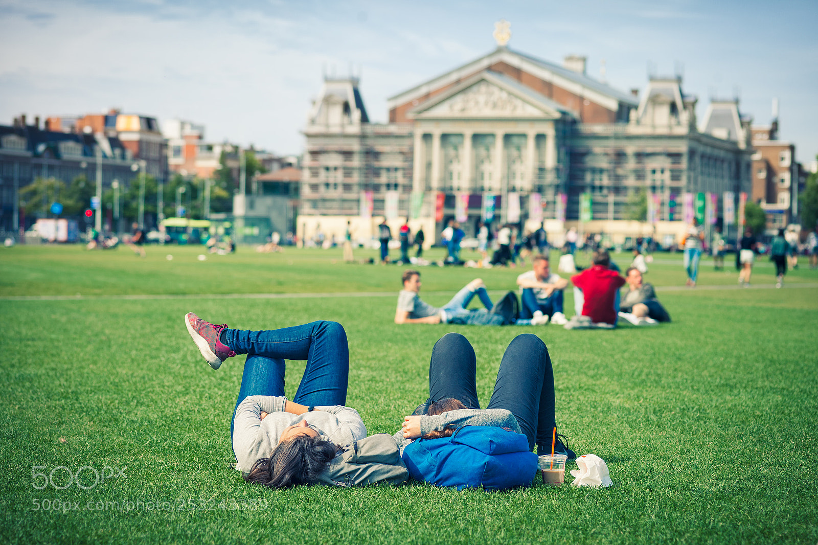 Canon EOS 5D Mark II sample photo. Relaxed couple on grass photography