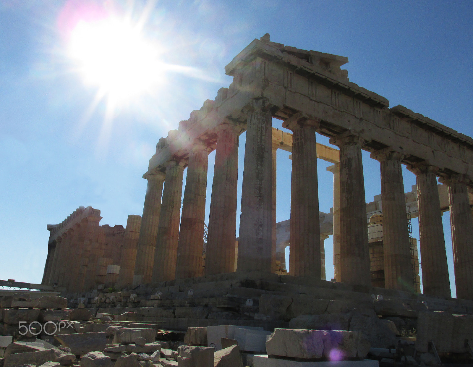 Canon PowerShot SX160 IS sample photo. Parthenon photography