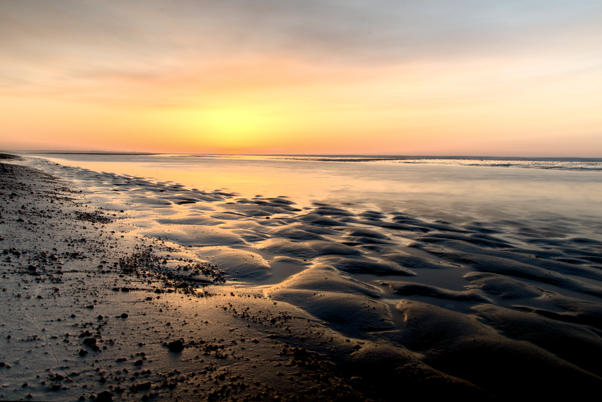 Nikon D5000 sample photo. Sunset in northern jutland, denmark photography