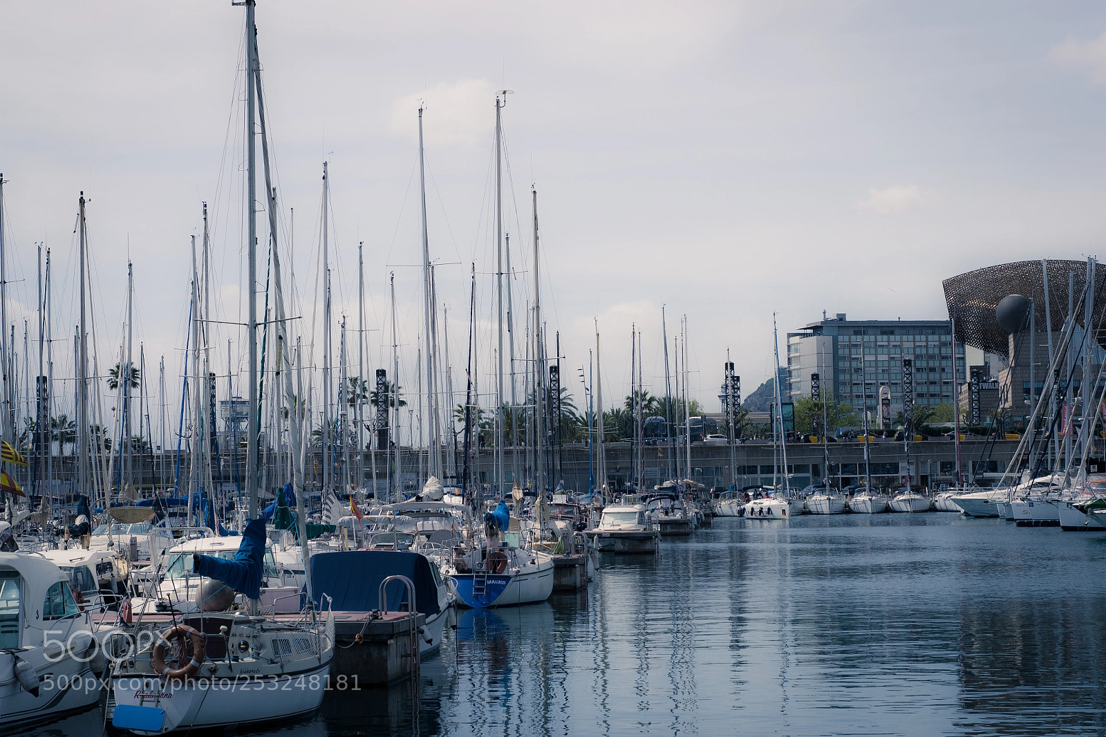 Nikon D3100 sample photo. Puerto barcelona photography