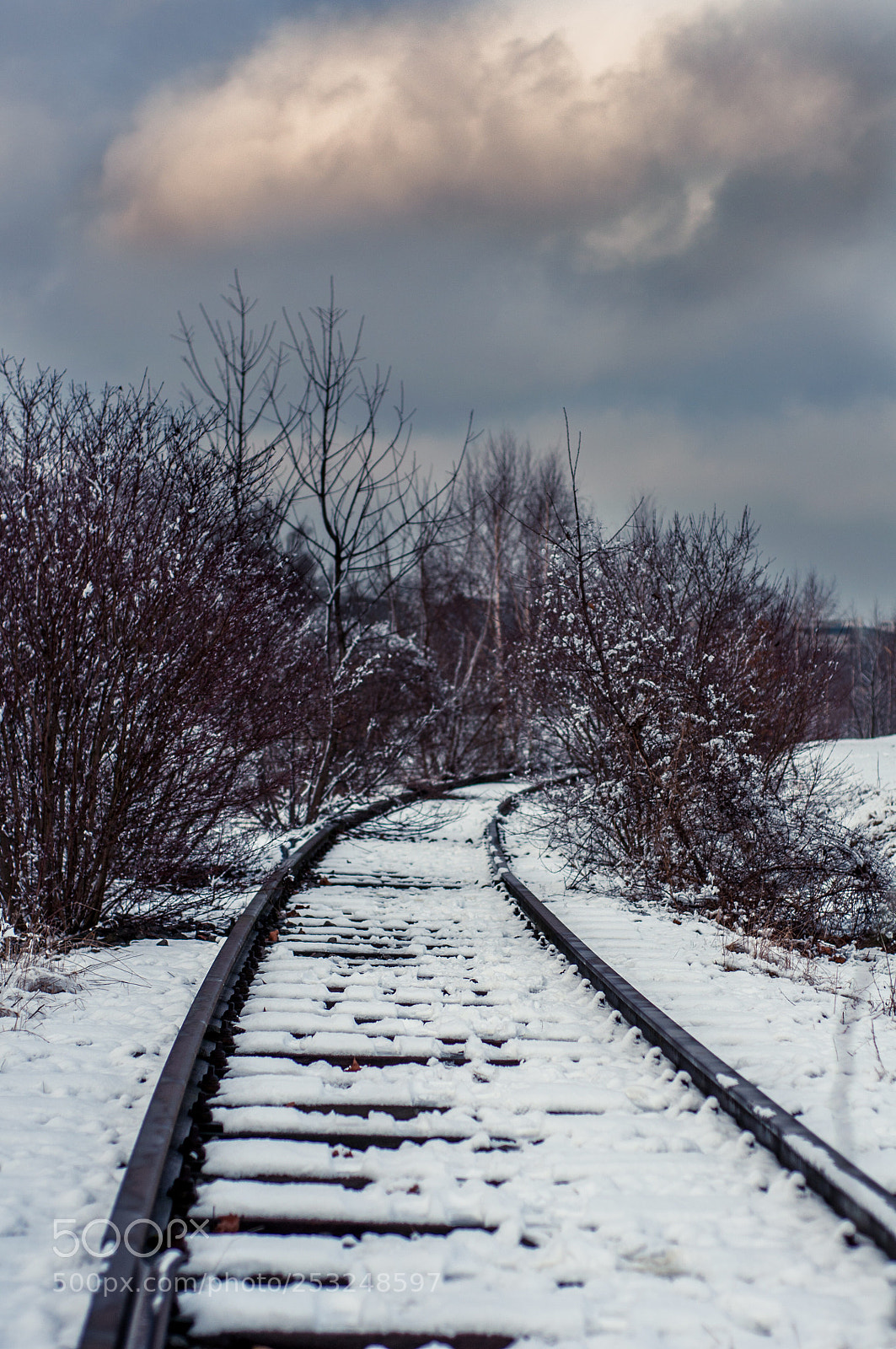 Nikon D90 sample photo. Old railway photography