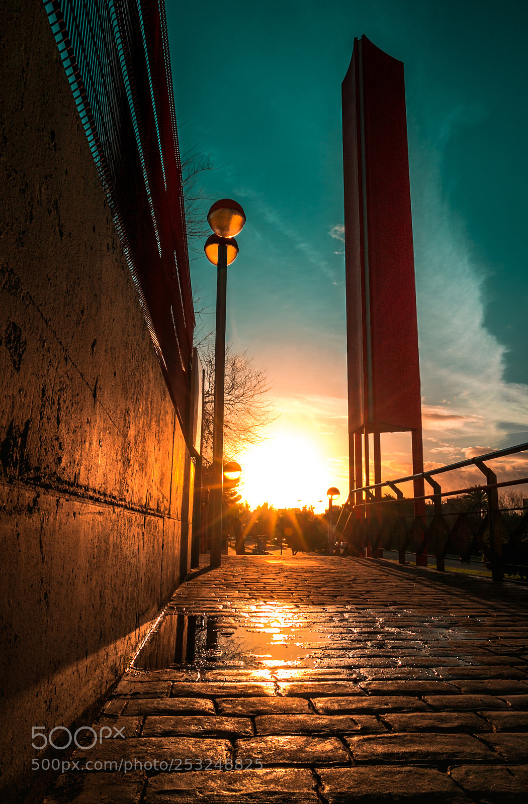 Canon EOS 6D Mark II sample photo. Train post photography