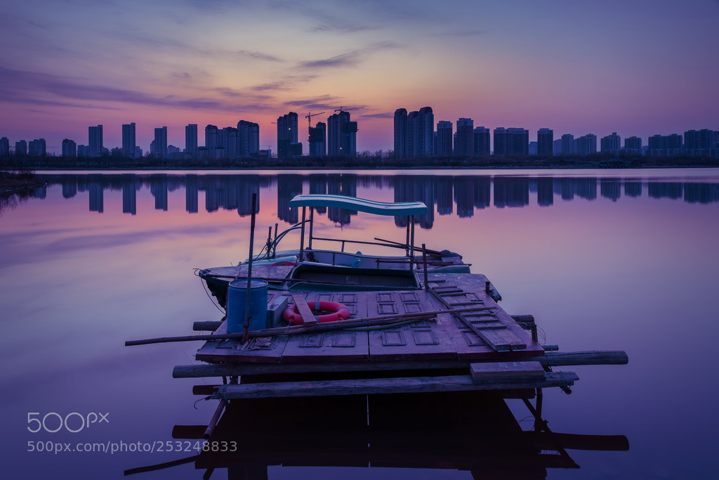 Canon EOS 6D Mark II sample photo. Purple dusk photography