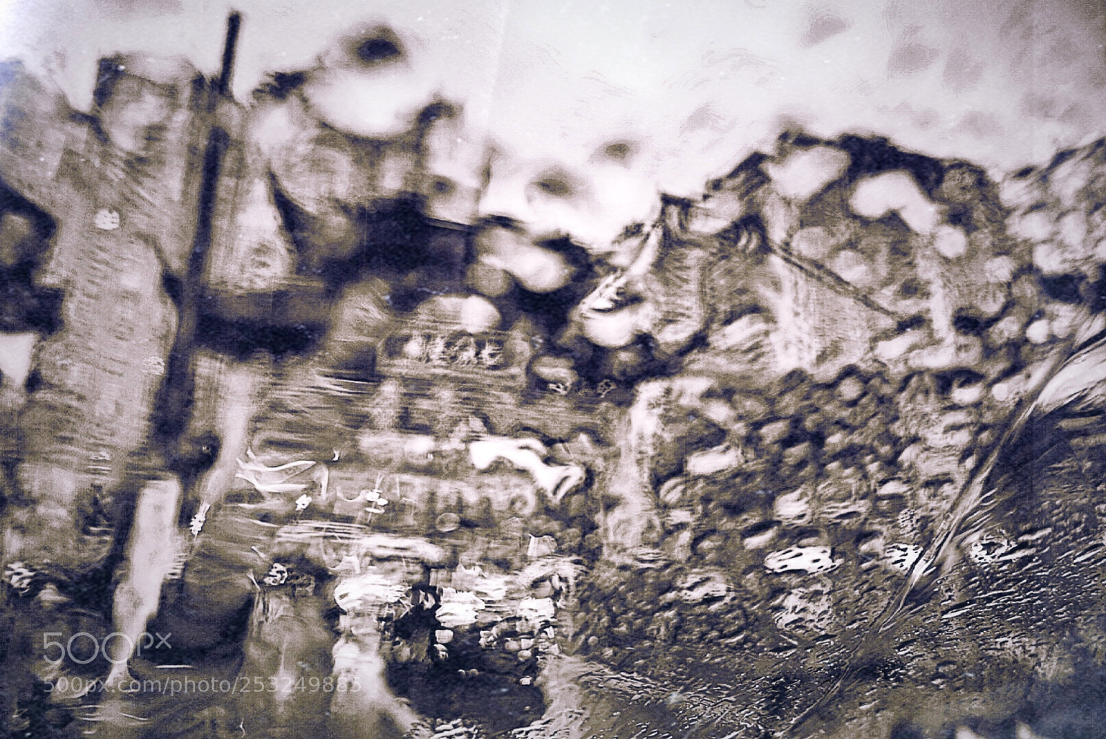 Sony a7 sample photo. City in the rain photography