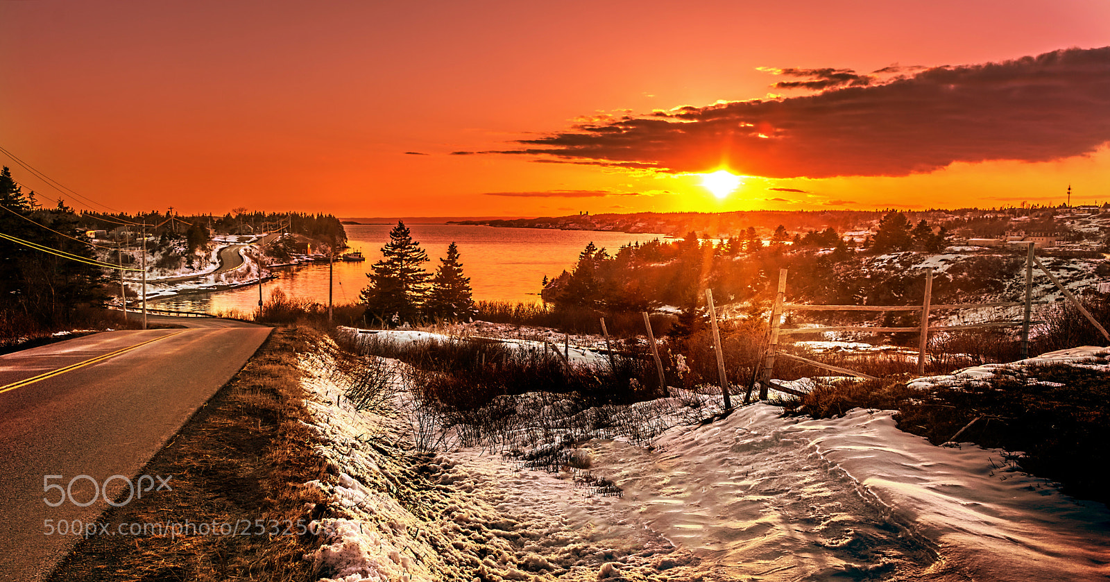 Nikon D7100 sample photo. Road to cap auget photography