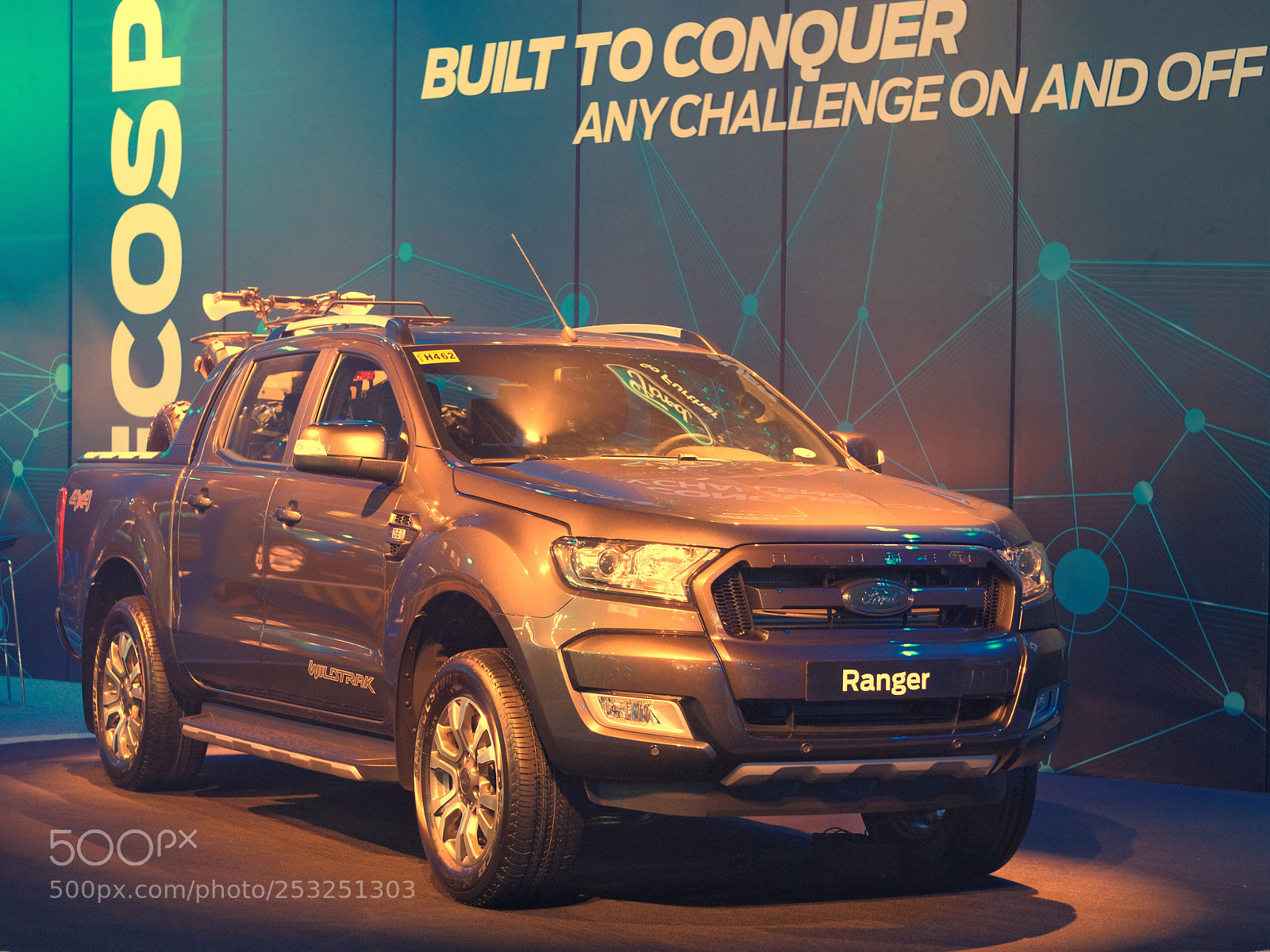 Fujifilm X-T2 sample photo. Ford ranger at mias 2018 photography