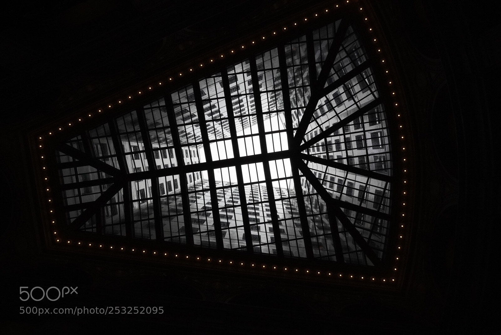 Sony a7 III sample photo. Skylight in the lobby photography