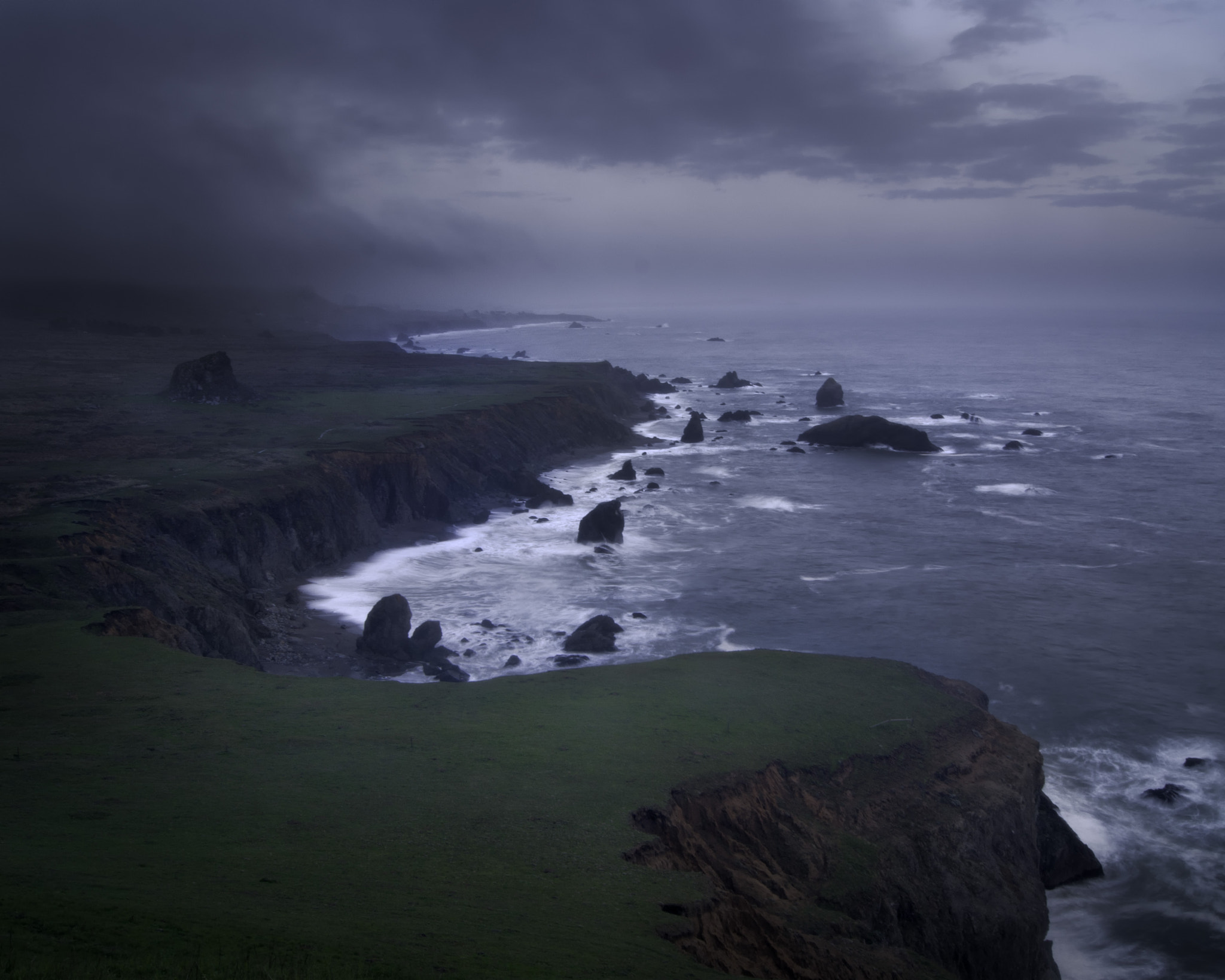 Sony Alpha DSLR-A330 sample photo. The grassy coast photography