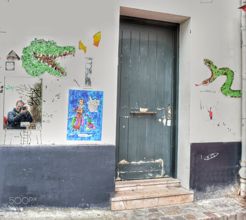 Nikon D7200 sample photo. Artecallejero streetart montmartre paris photography