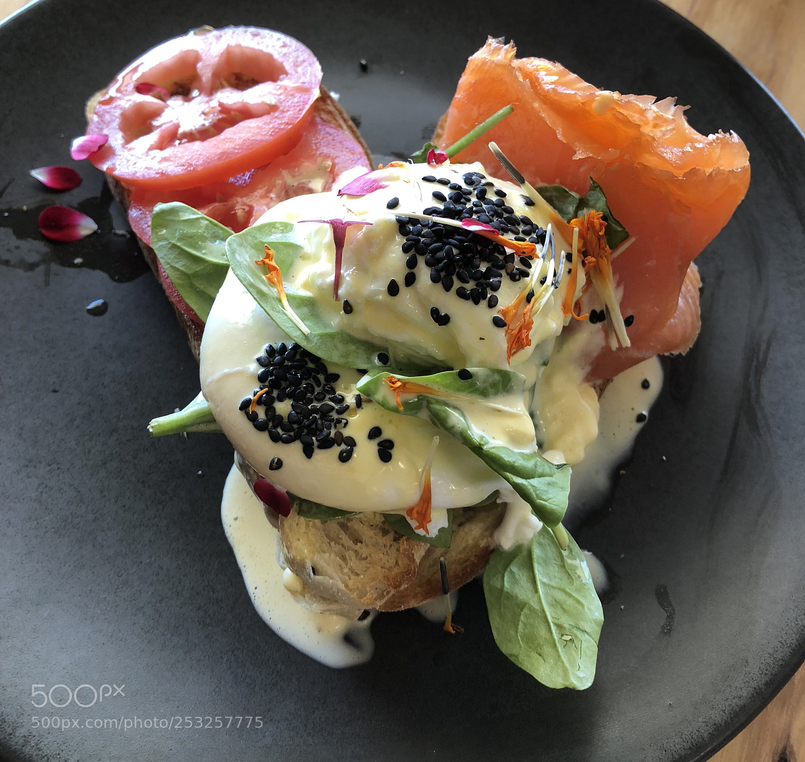 Apple iPhone 8 Plus sample photo. Eggs benedict photography