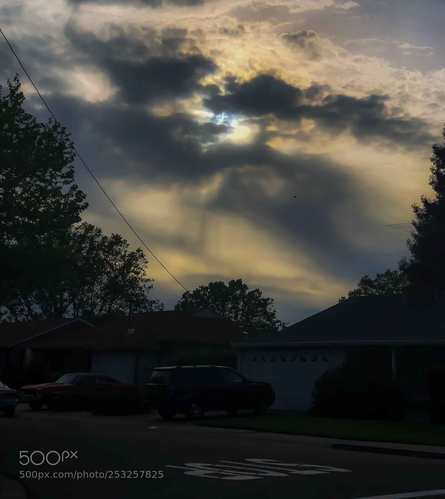Apple iPhone 8 Plus sample photo. Mystical sky  photography