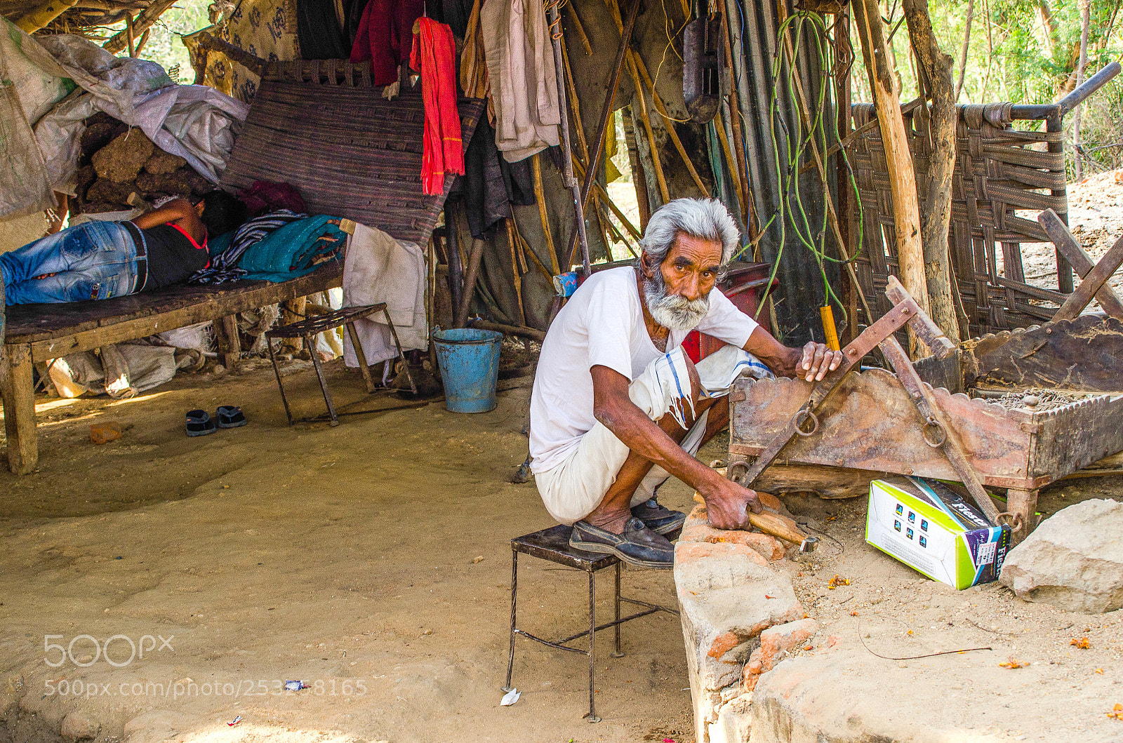 Nikon D7000 sample photo. Working man photography