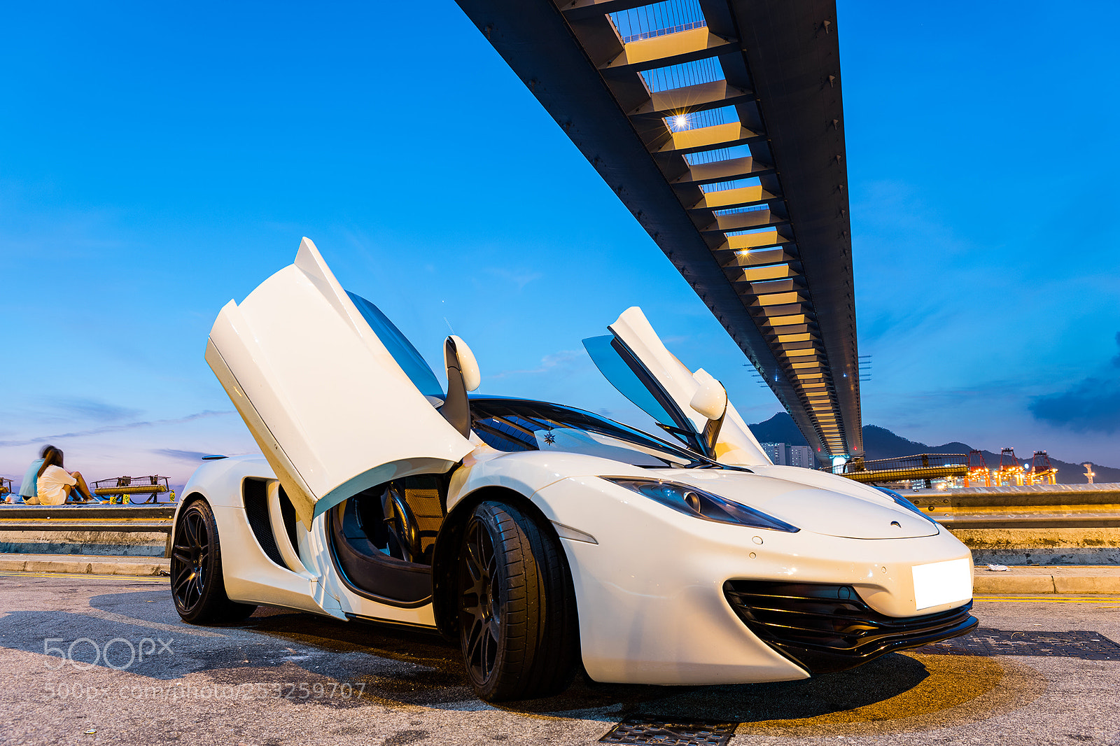 Canon EOS 6D Mark II sample photo. Supercar and the bridge photography