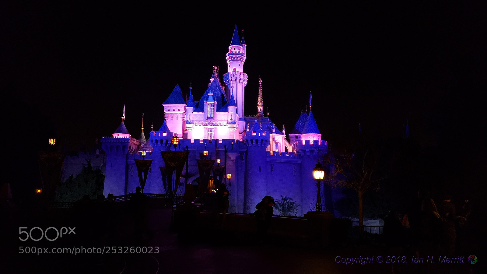 Samsung Galaxy S9 sample photo. Sleeping beauty castle, disneyland photography