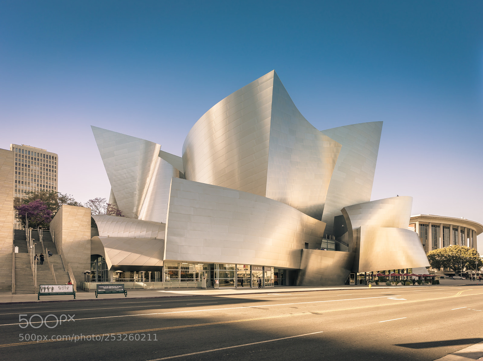 Sony a7R sample photo. Disney concert hall #01 photography